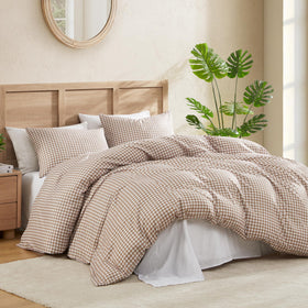 Andency gingham duvet cover king offers cozy, versatile bedroom style