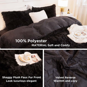 Andency king size comforter set packaging helps restore fluff after washing.