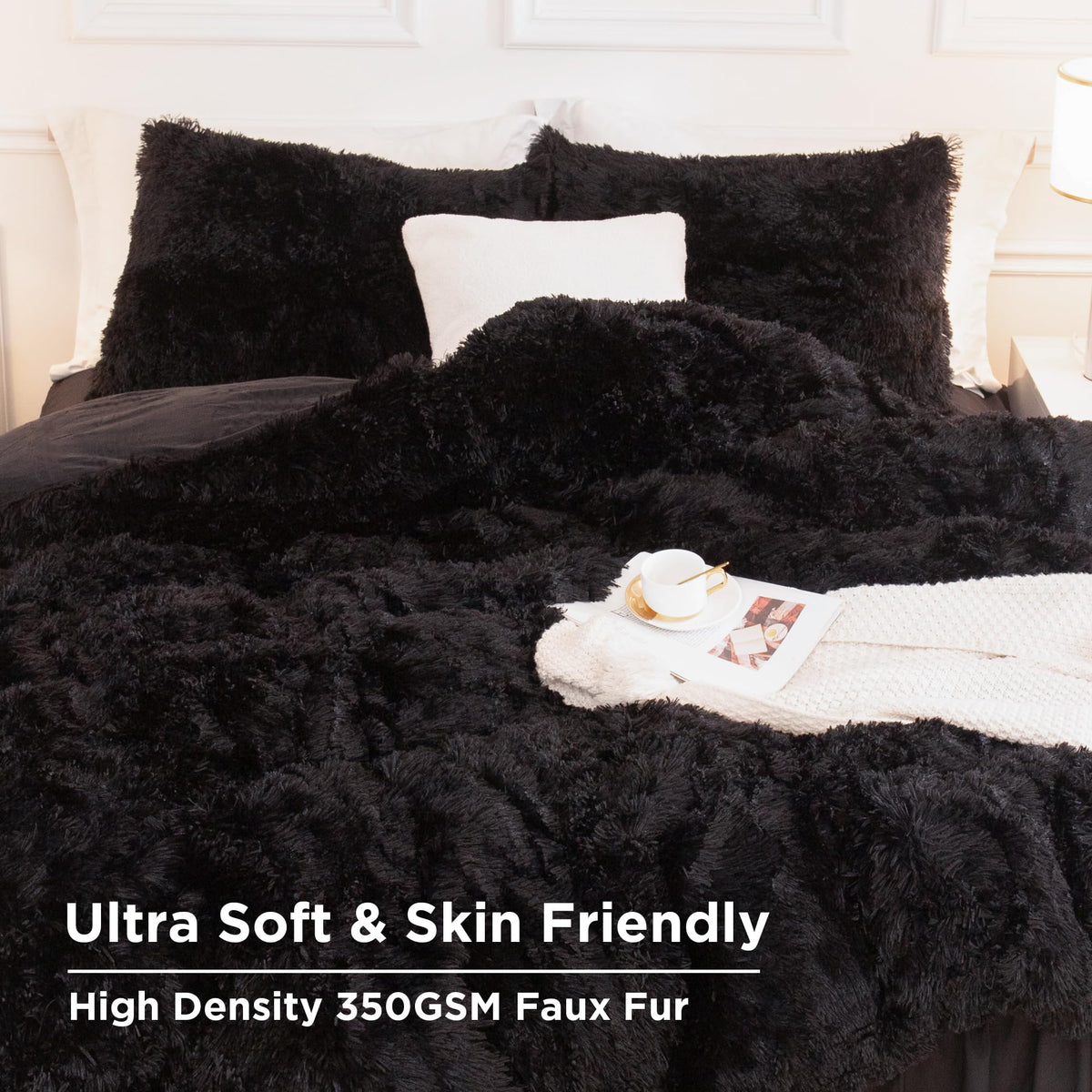 Andency king size comforter set includes two pillowcases for coordinated decor.
