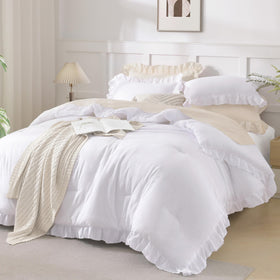 Andency polyester fabric delivers breathable warmth for all-season comfort.