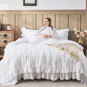 Andency down-alternative fill provides lightweight warmth without bulk.
