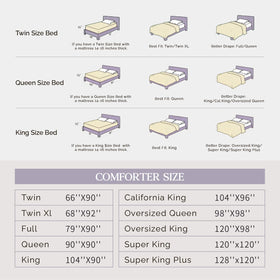 Andency care instructions to help maintain soft long-lasting bedding