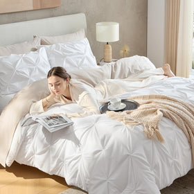 Andency pillowcases paired with comforter for a coordinated soft sleeping ensemble
