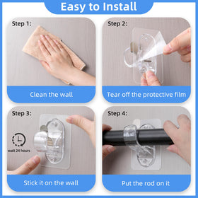 ANDGOO bracket demonstrates 26-lb load capacity per pair for curtains