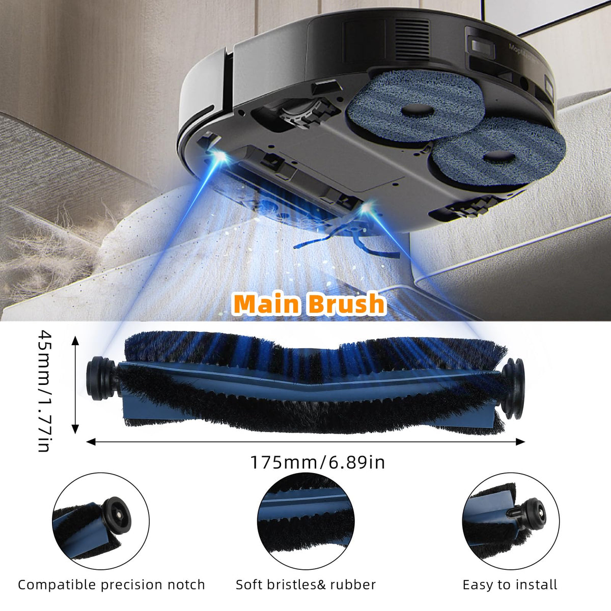 AnDongo dust bags with carbon absorb odors and help maintain fresh air.