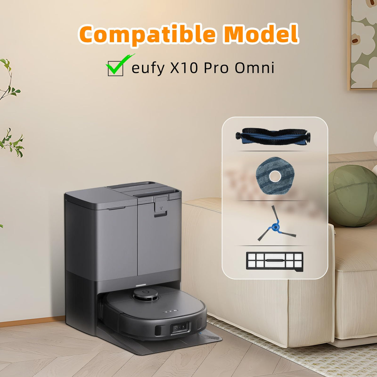 AnDongo filters for the Eufy X10 Pro Omni capture fine dust and allergens efficiently.