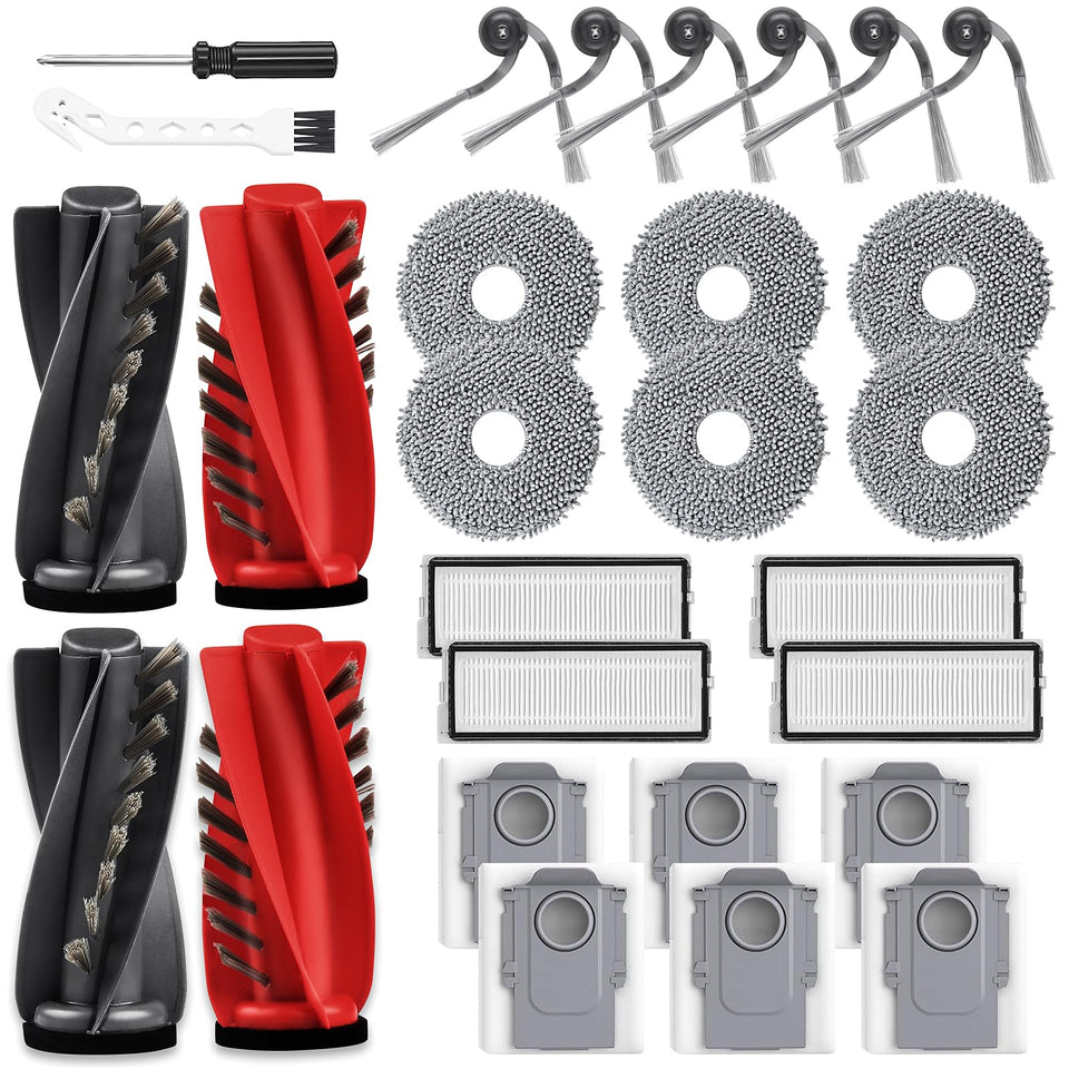 AnDongo qrevo curv mainbrush: deep cleaning bristles for thorough floor care.