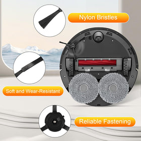 AnDongo Roborock Q Revo microfiber mop pad lifts stains on multiple surfaces