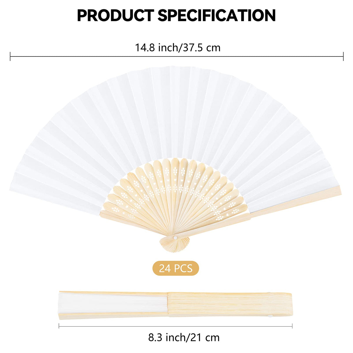 Aneco blank DIY surface fans ready for custom design