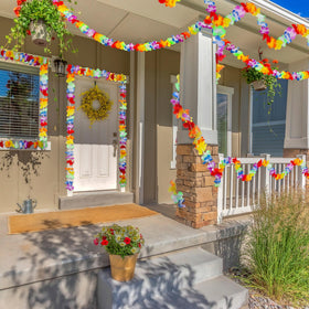 Aneco tropical decor diy ideas with lei garland inspire festive table styling