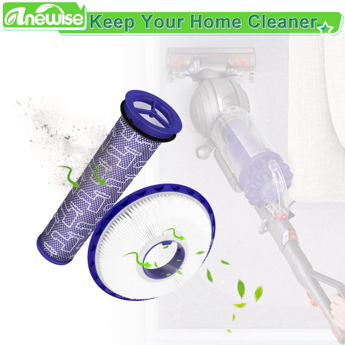 Anewise compatibility guide confirms fit with Dyson DC41 and related models.