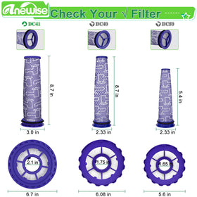 Anewise filter kit packaging shows all included parts for easy setup.