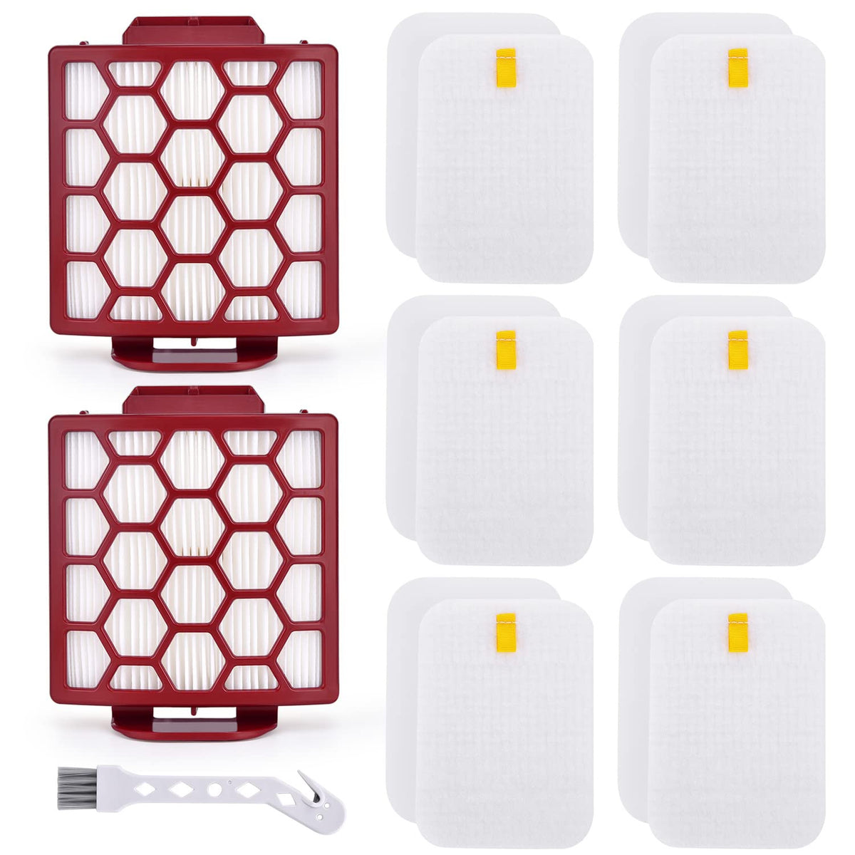Anewise ZU55 filter kit contents, ready for easy replacement and cleaner air.