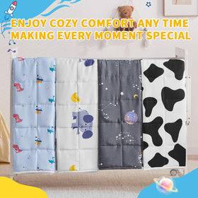 Anfie cooling blanket texture with glass beads provides breathable comfort for warm nights