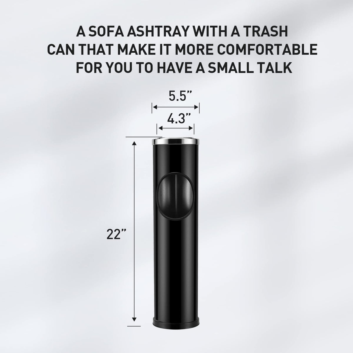 Anfrere 21-9 inch standing height supports both standing and sitting use.