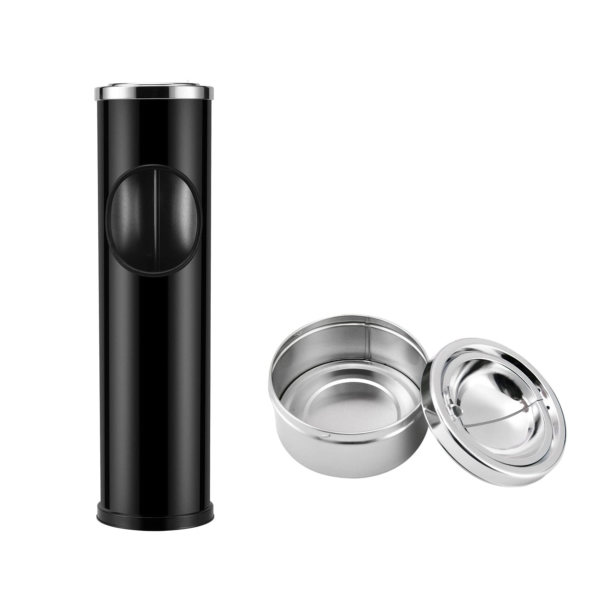 Anfrere standing ashtray outdoor base offers stable, wind-resistant patio use.