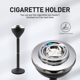 Anfrere outdoor ashtray lid seals to minimize spills