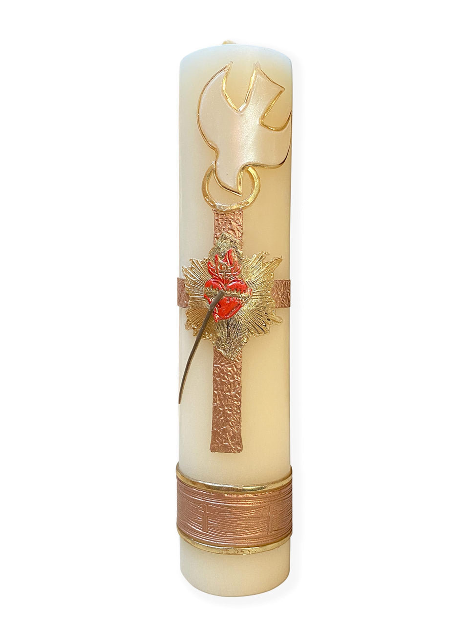 Angelitos de Mexico Faith Holy Spirit Candle flame close-up for devotion
