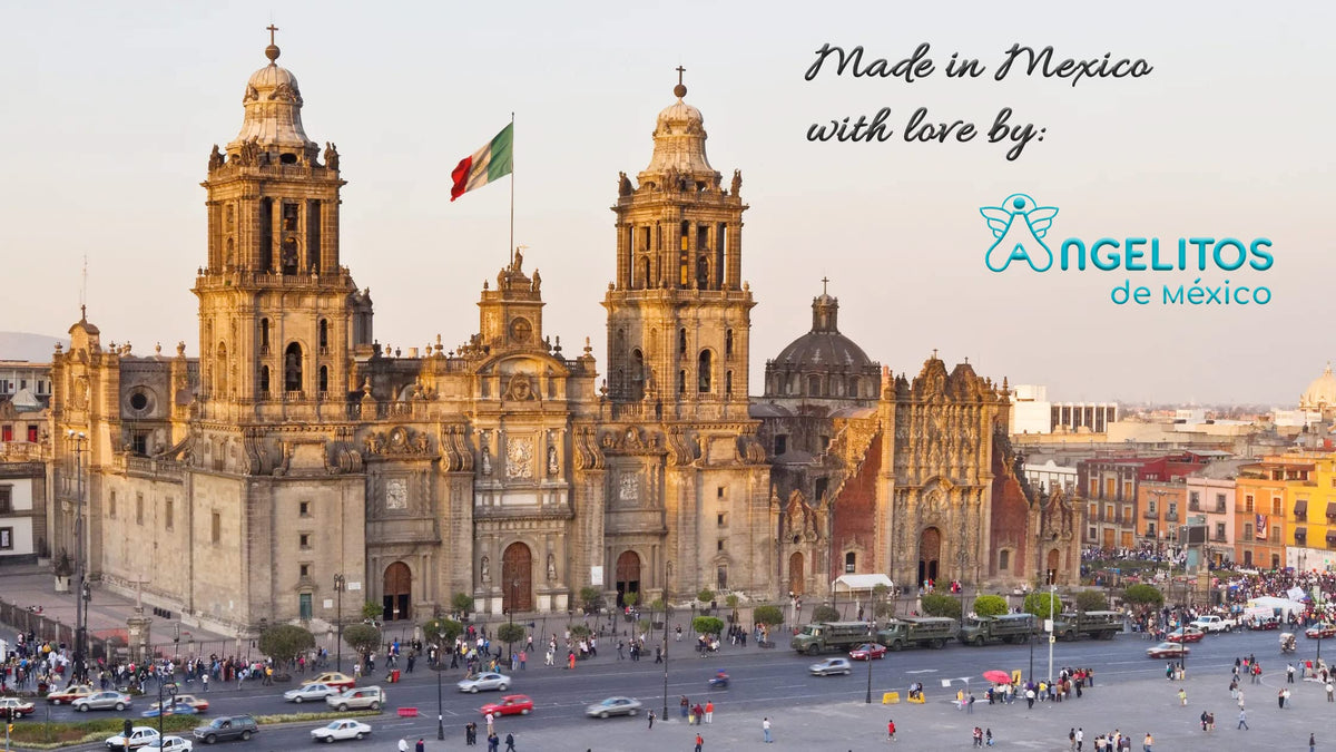Angelitos de Mexico Virgin of Guadalupe candle handmade detail reflects craftsmanship