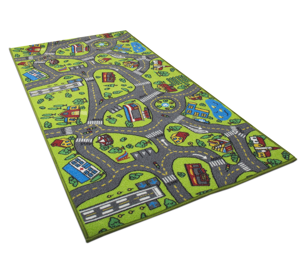 Angels City Life playmat airport area inspires travel-themed storytelling and play.