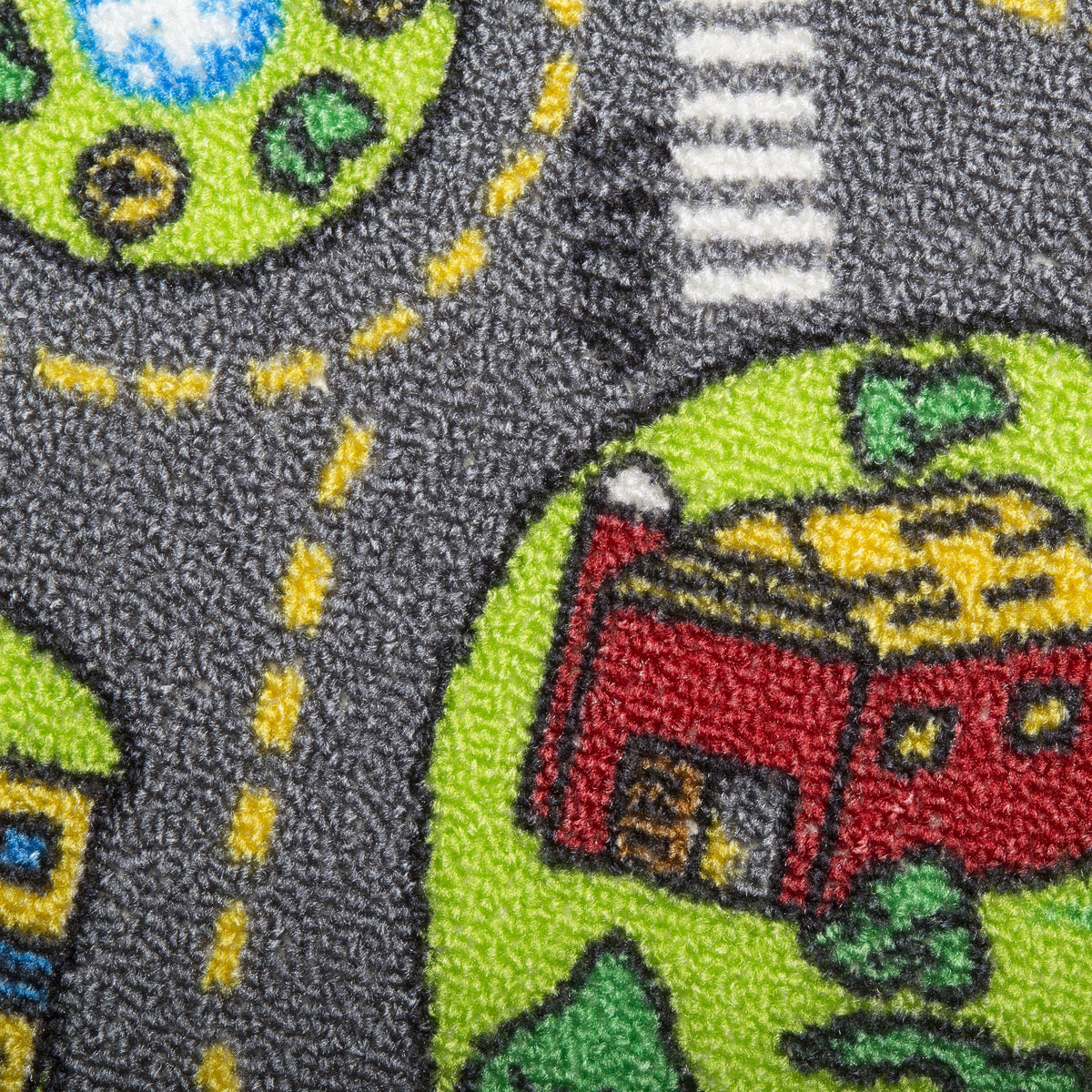 Angels City Life playmat detailed map shows streets for playtime.