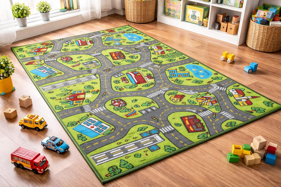 Angels City Life playmat hospital area for imaginative play and learning.