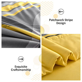 Durable stitching helps the fill stay in place, preserving a neat look wash after wash.