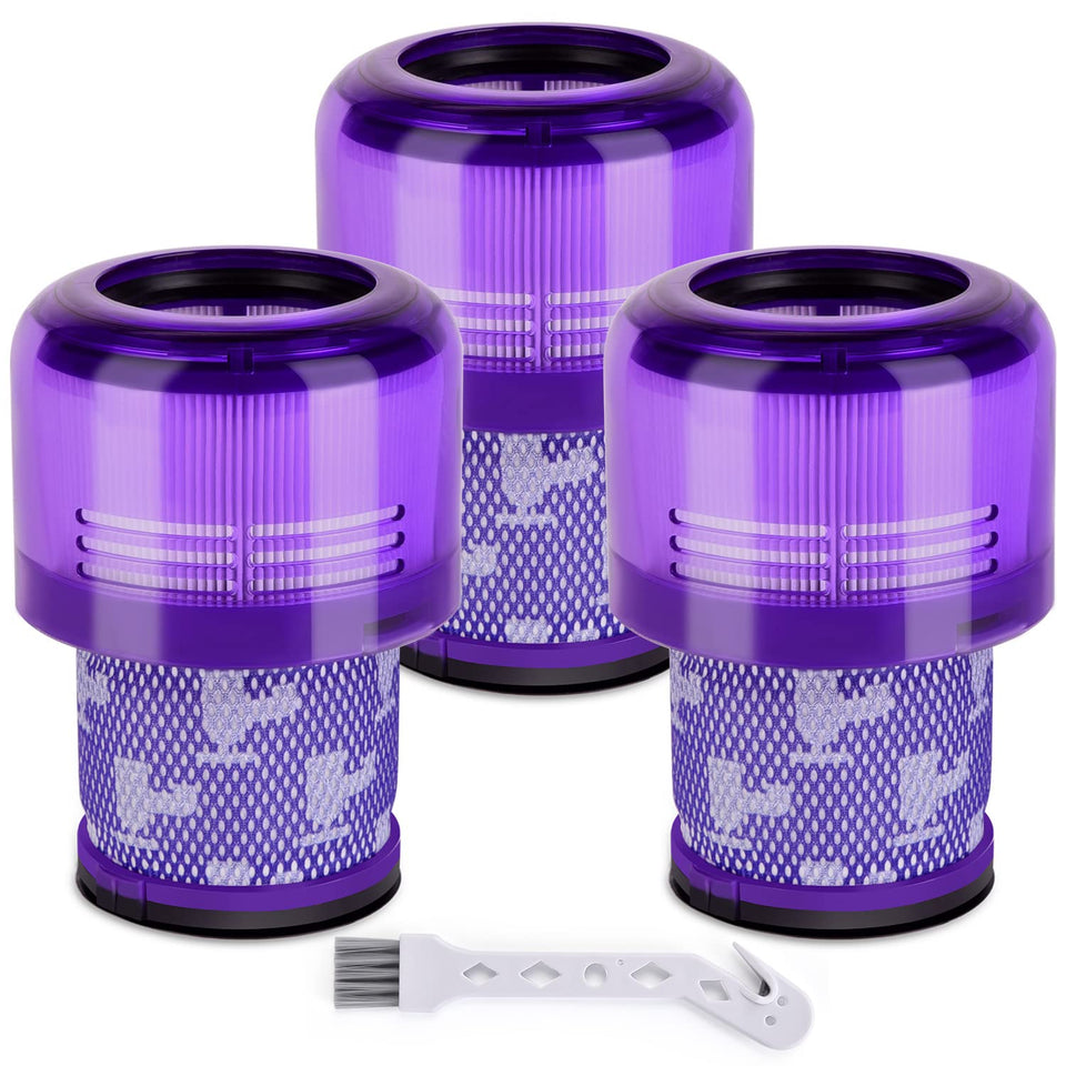 Anicell V15 Dyson filter for V15 Detect in action, preserving strong suction and clean floors.