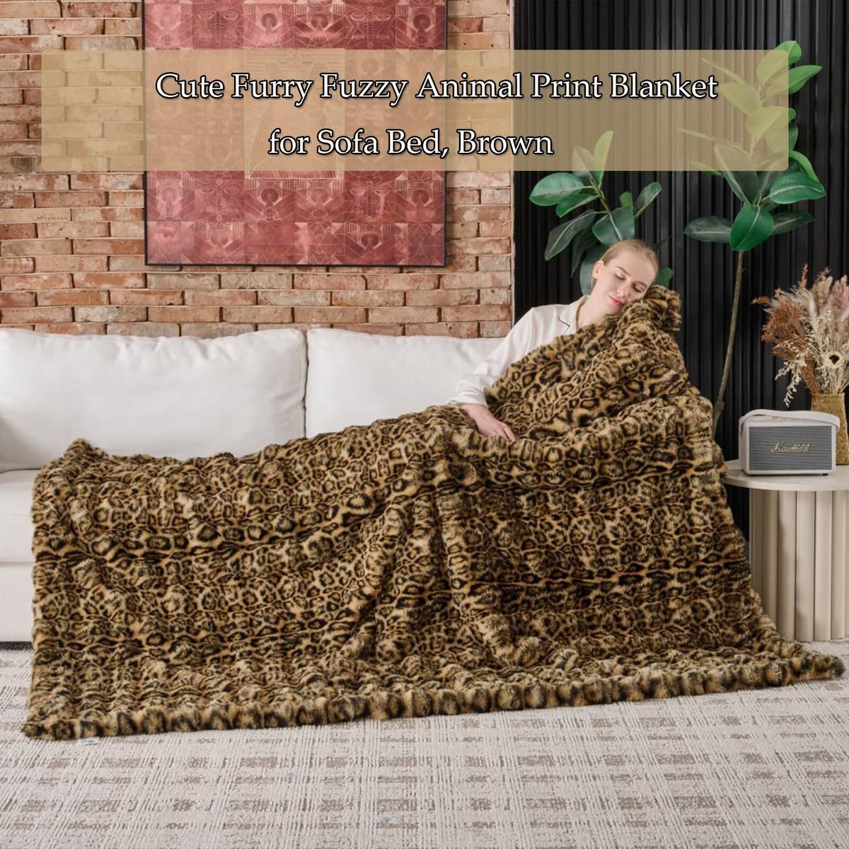 Soft crystal velvet finish on Animebody throw conveys luxury and comfort
