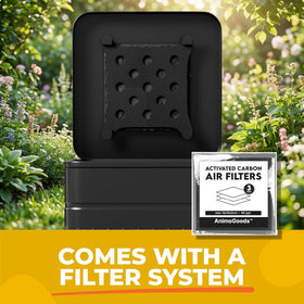 AnimoGoods removable inner bucket for easy cleaning of the waste bin.