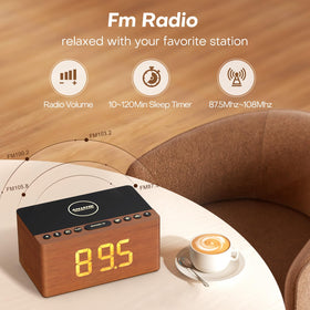ANJANK 4-in-1 device blends alarm, speaker, radio and charging elegantly