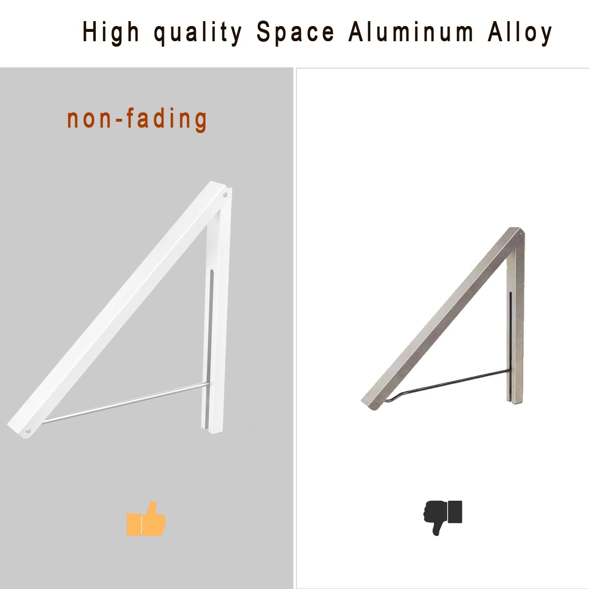 Anjuer aluminum close-up highlights lightweight, durable construction.
