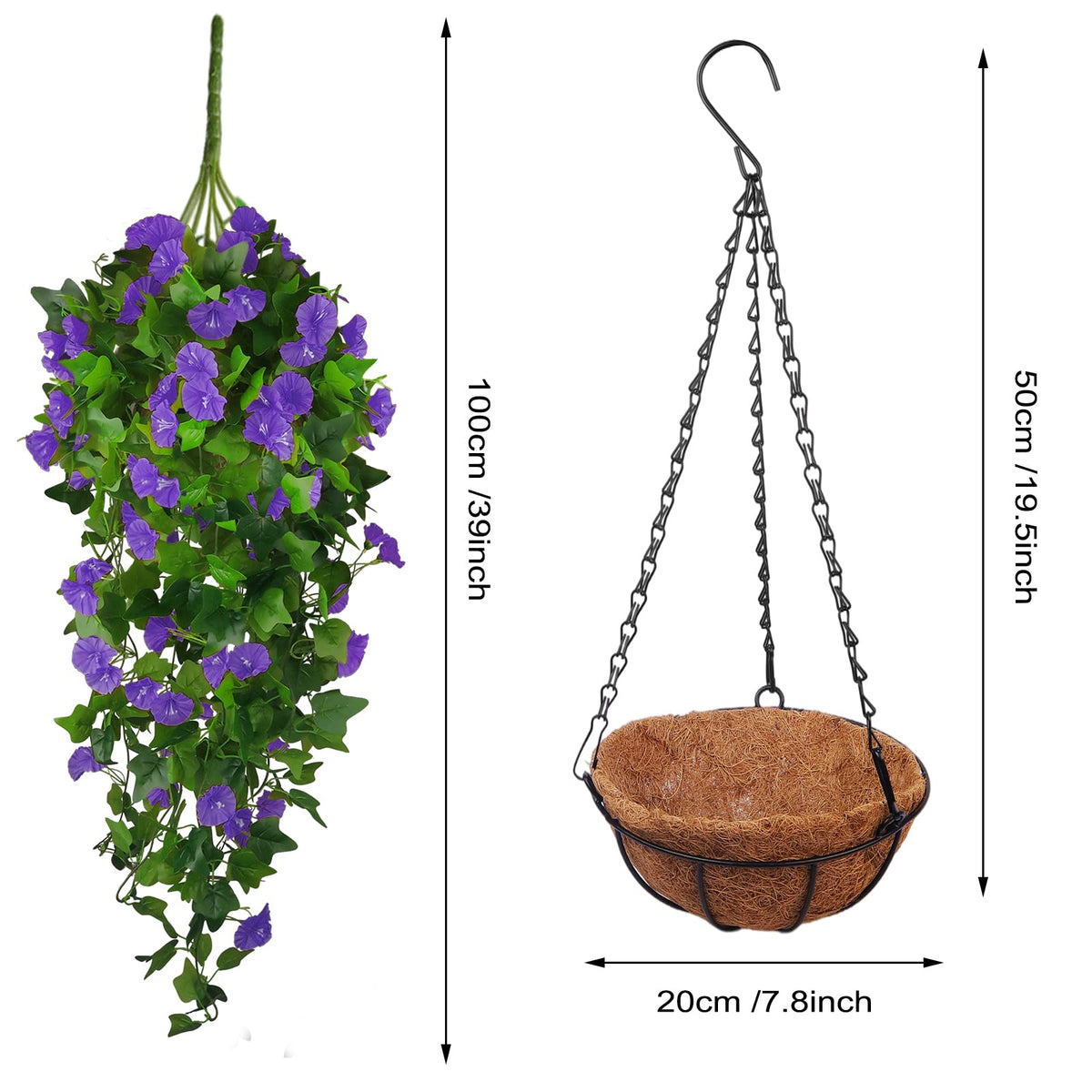 Ankey outdoor decor idea for porch or balcony with maintenance-free blooms.