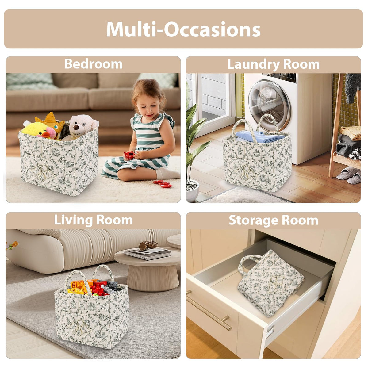 ANKICK portable laundry hamper in hand demonstrating easy transport