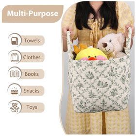ANKICK storage basket outside pocket for quick small-item storage