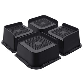 ANNKUT Bed Risers 3-Inch L-Shaped design elevates furniture for stable setup.