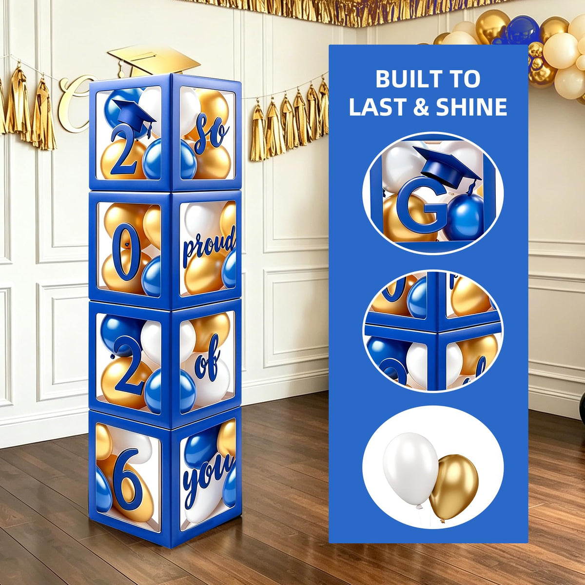 Anlass durable thick paper boxes fold flat for storage after use