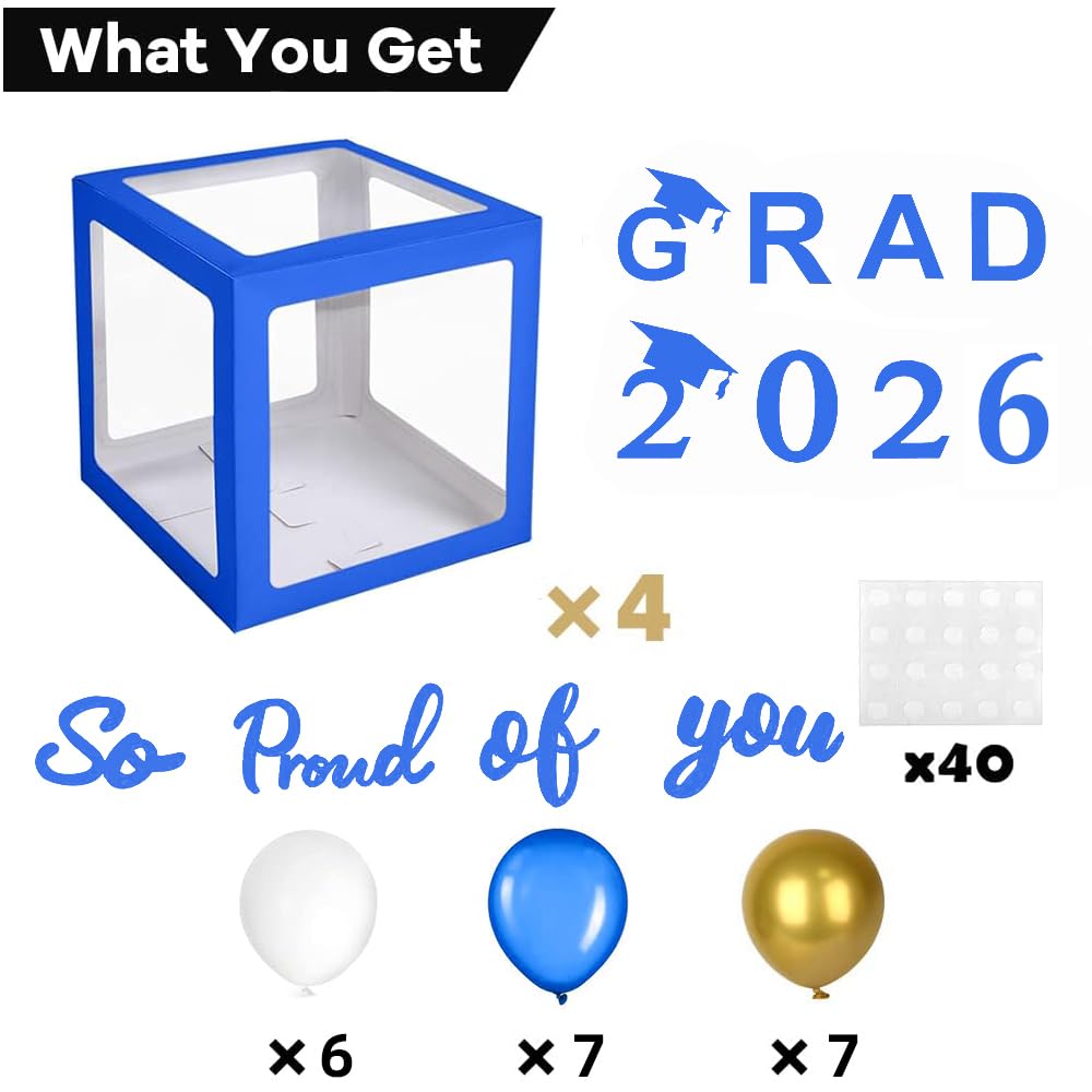 Anlass 24pcs grad balloons in 3 colors brighten the venue