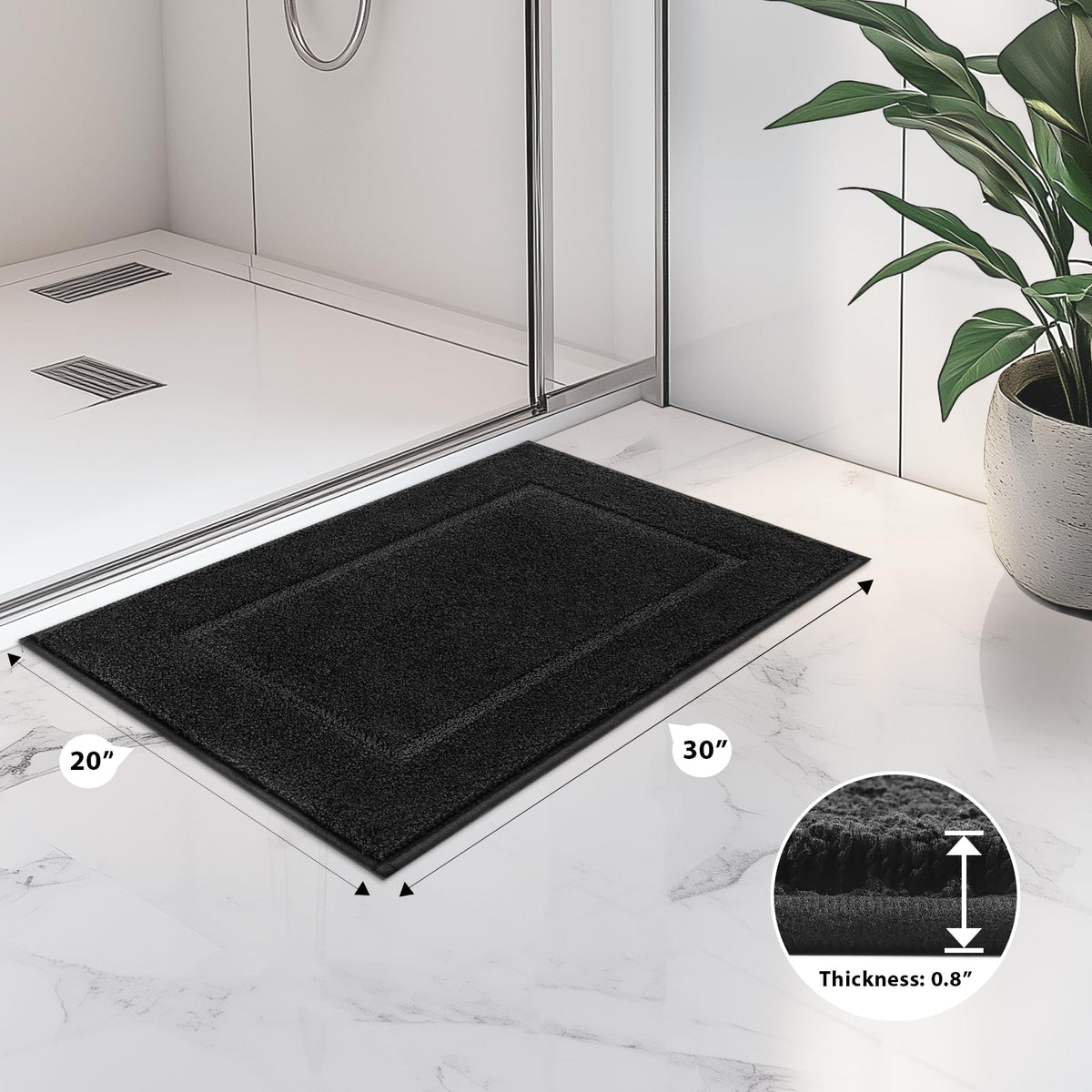 anllugs rug showing non-slip backing for floor grip