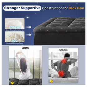 Anluoer memory foam blend cushions pressure points for relief