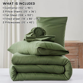 Anluoer all-season bed in a bag set offers easy care and travel-friendly simplicity.