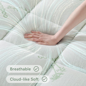 Anluoer 360 elastic skirt keeps topper secure on mattresses