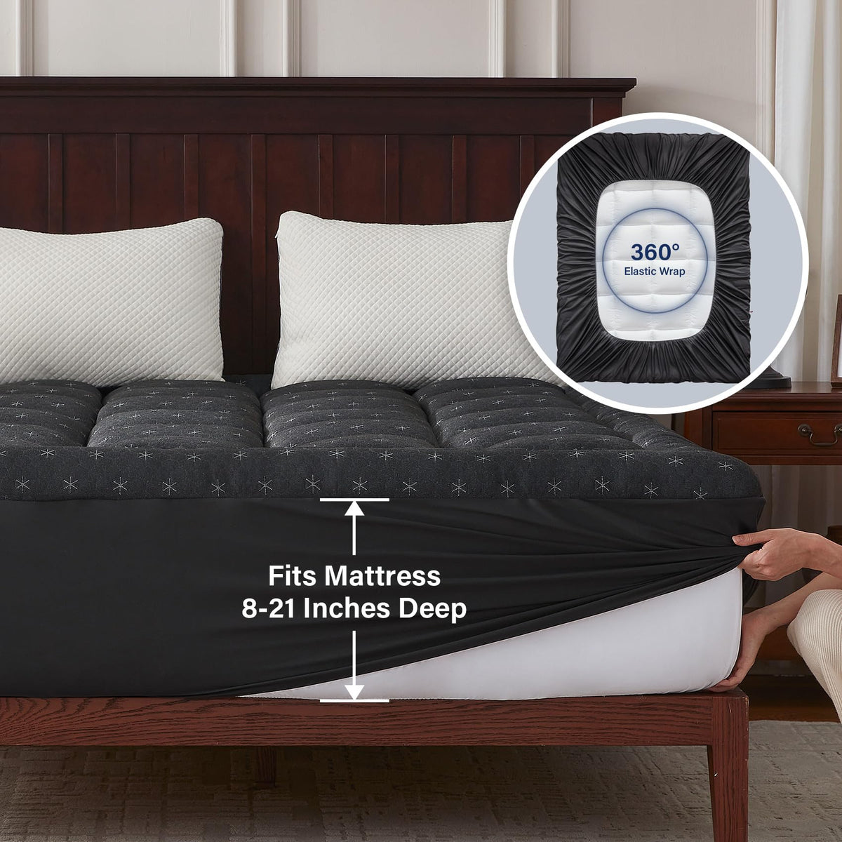 Anluoer removable machine washable cover for easy care