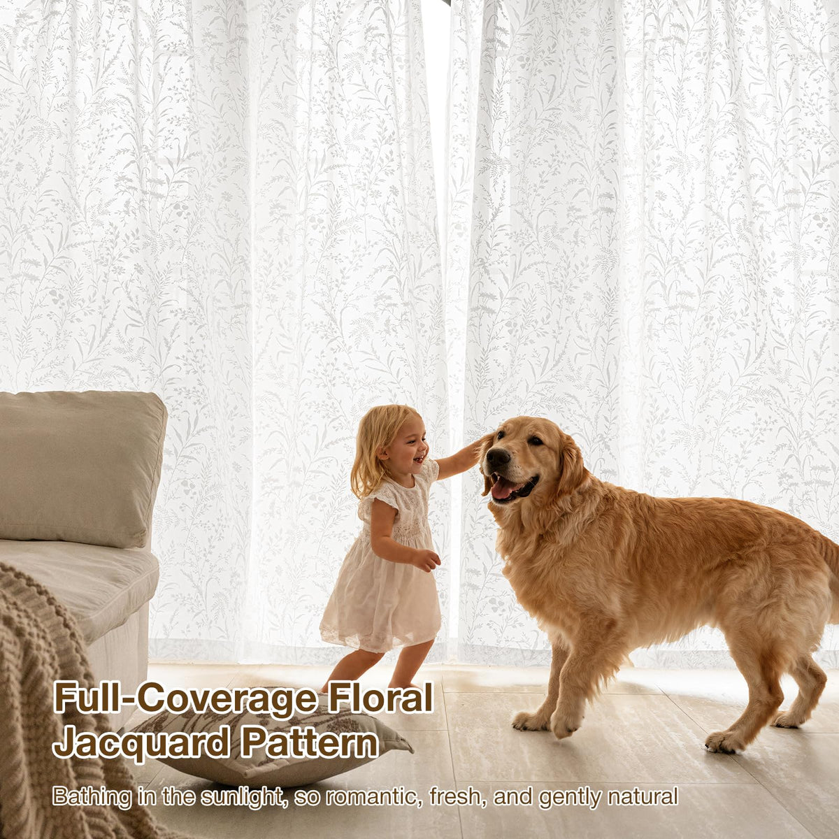 Anmao soft light streaming through curtains for romantic ambiance