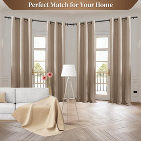 Anndason curtain rod bracket pack for secure mounting
