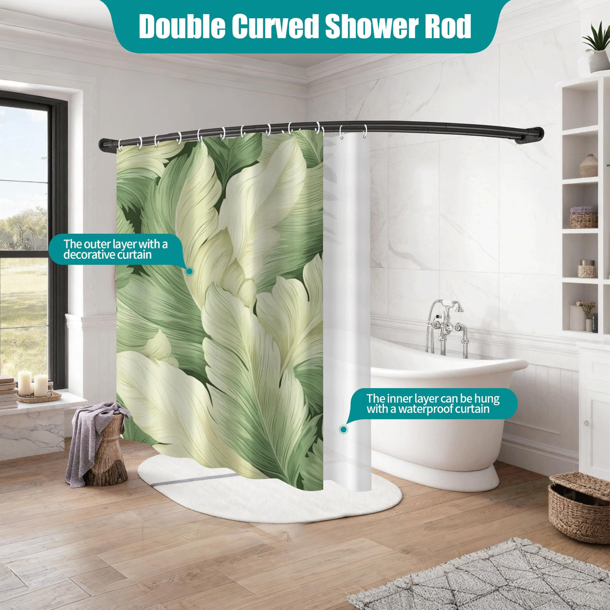 Anndason dry-wet zone separation helps keep bathroom cleaner