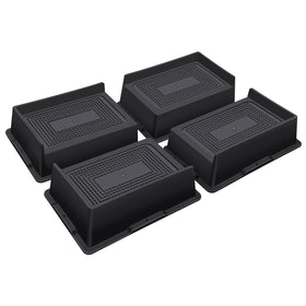 ANNKUT bed risers 2-inch rectangle elevate bed legs for easier access and storage space