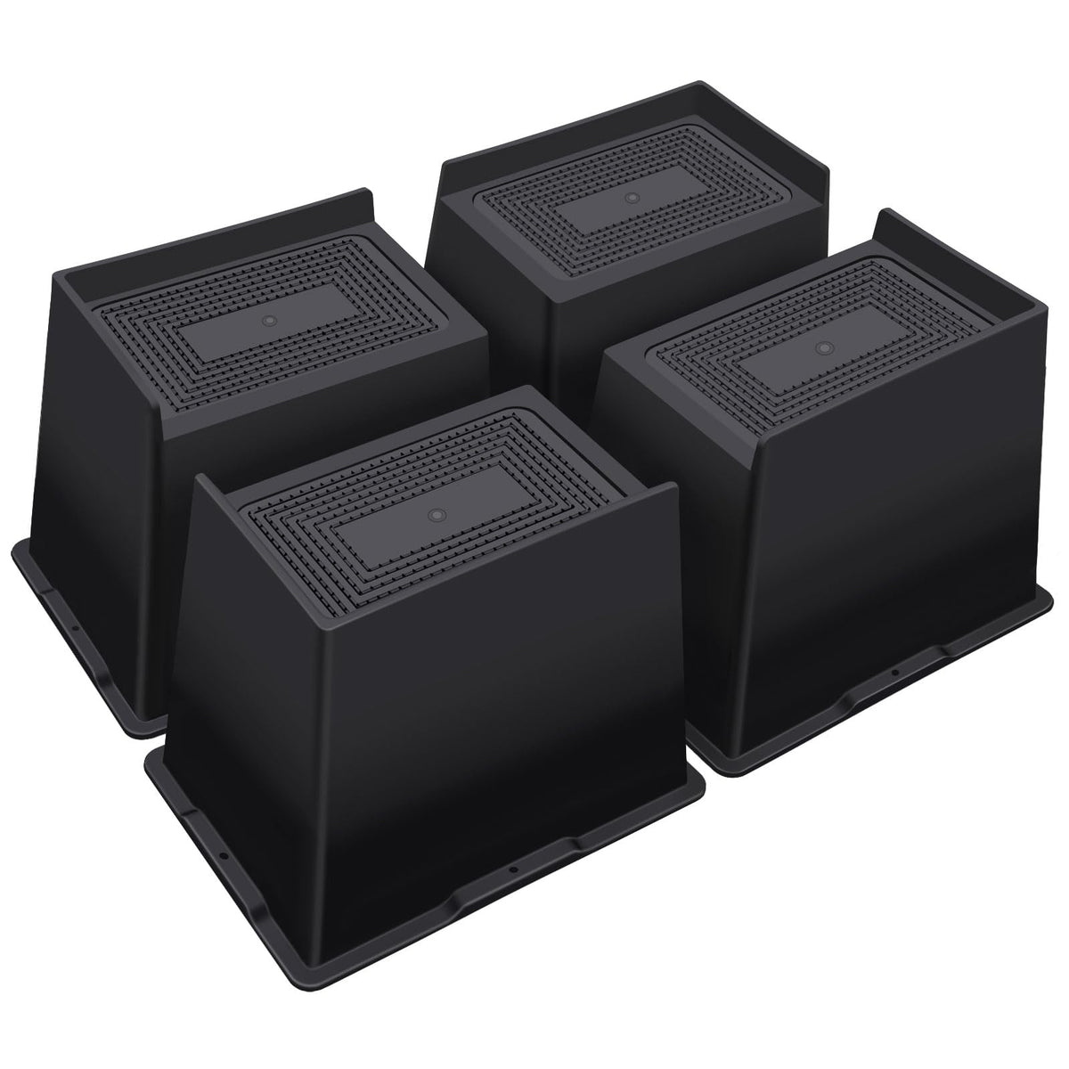 ANNKUT bed risers 6-inch elevation of furniture for easier access and storage
