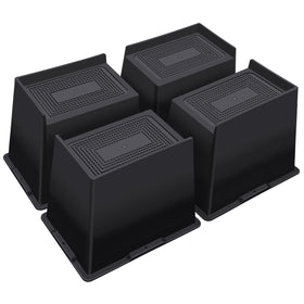 ANNKUT bed risers 6-inch elevation of furniture for easier access and storage