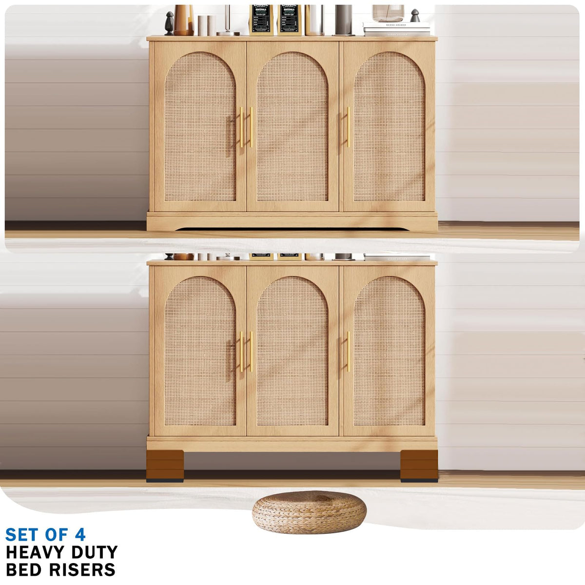ANNKUT bottom TPU protects floors from dents and scratches